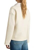 Amy Wool-Blend Polo Sweater