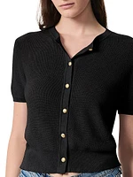 Dina Cotton-Cashmere Blend Cardigan