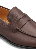 Logo-Detailed Leather Loafers
