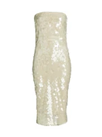 Derrica Sequined Midi-Dress