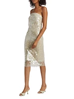 Derrica Sequined Midi-Dress