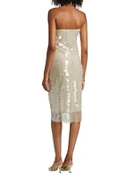 Derrica Sequined Midi-Dress
