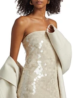 Derrica Sequined Midi-Dress