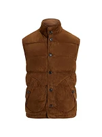 Mardell Reversible Suede Down Vest