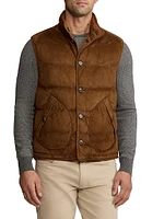 Mardell Reversible Suede Down Vest
