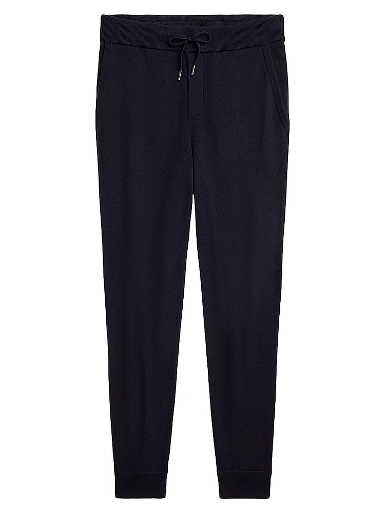 Wool-Cashmere Jogger Pants