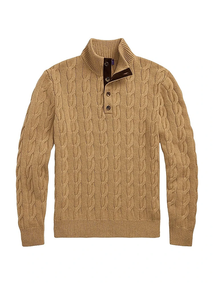 Cable-Knit Cashmere Sweater