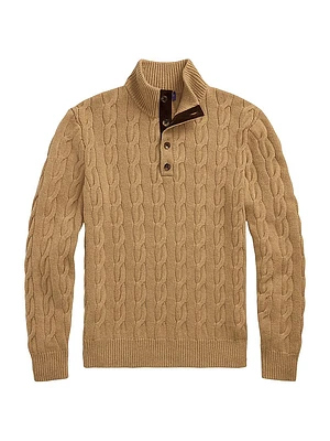 Cable-Knit Cashmere Sweater