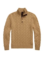 Cable-Knit Cashmere Sweater