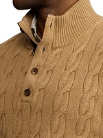 Cable-Knit Cashmere Sweater