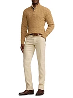 Cable-Knit Cashmere Sweater