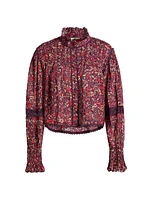 Chelsea Floral Cotton Blouse