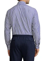 Bengal-Striped Cotton Poplin Shirt