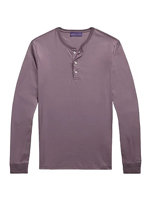 Interlock Long-Sleeve Henley