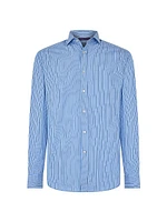 Striped Poplin Shirt