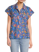 Netherlands Floral Cotton Shirt