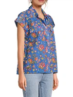 Netherlands Floral Cotton Shirt