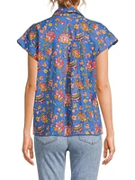 Netherlands Floral Cotton Shirt