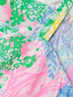 Haliey Floral Cotton Midi-Dress