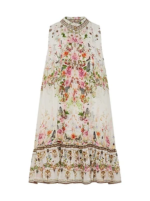 Rose Garden Ruffled Minidress