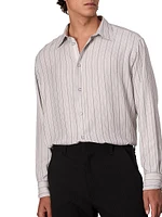 Matthew Striped Button-Front Shirt