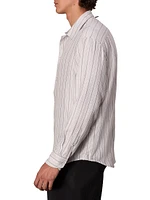 Matthew Striped Button-Front Shirt