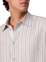 Matthew Striped Button-Front Shirt