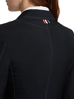Elongated Patch Pocket Jacket