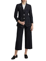Elongated Patch Pocket Jacket