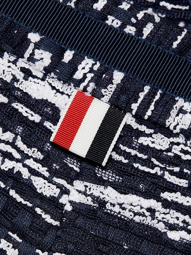 Melangè Tweed Pencil Skirt