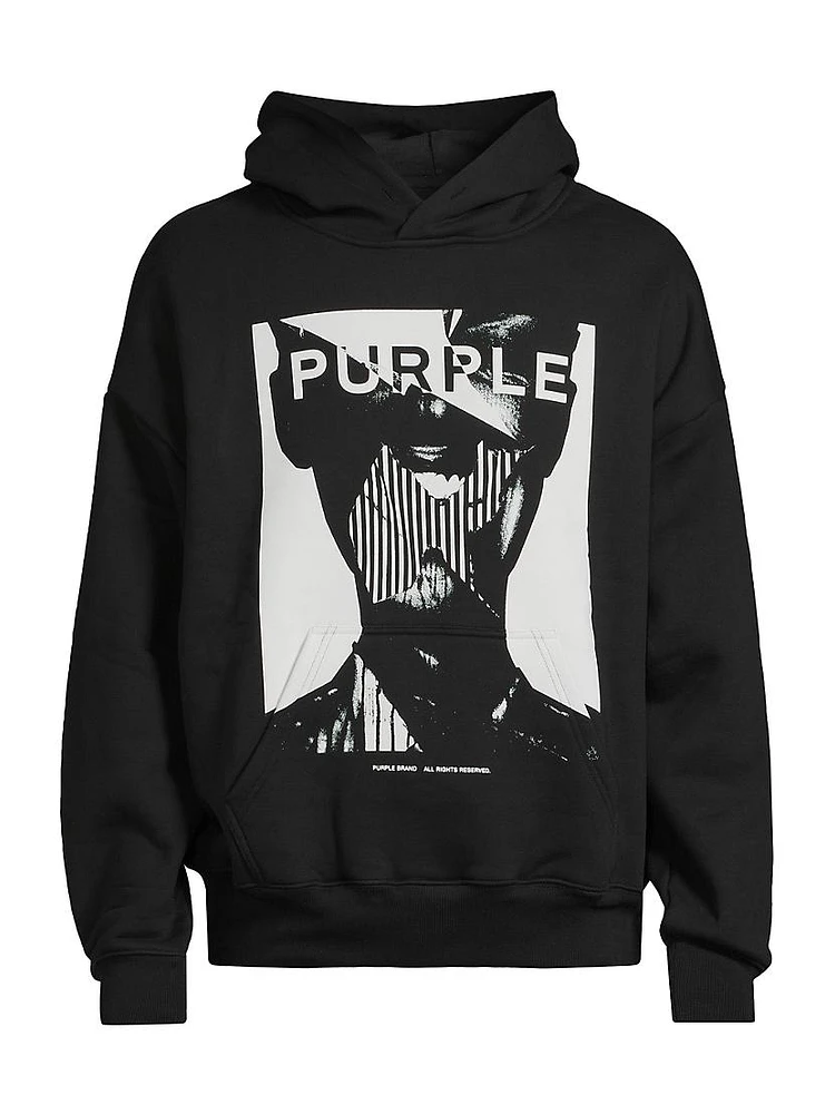 Logo Cotton Fleece Hoodie