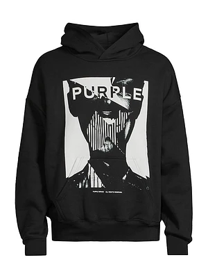 Logo Cotton Fleece Hoodie