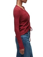 Ruched Alpaca-Blend Sweater
