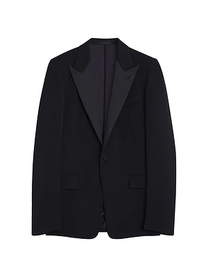 Satin Collar Tuxedo Jacket