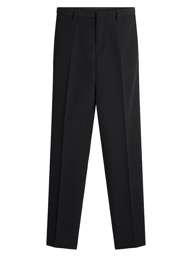 Cigarette Trousers with Satin Side Bands
