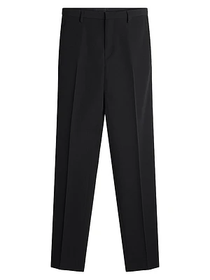Cigarette Trousers with Satin Side Bands