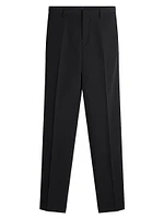 Cigarette Trousers with Satin Side Bands