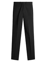 Cigarette Trousers with Satin Side Bands