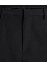 Cigarette Trousers with Satin Side Bands