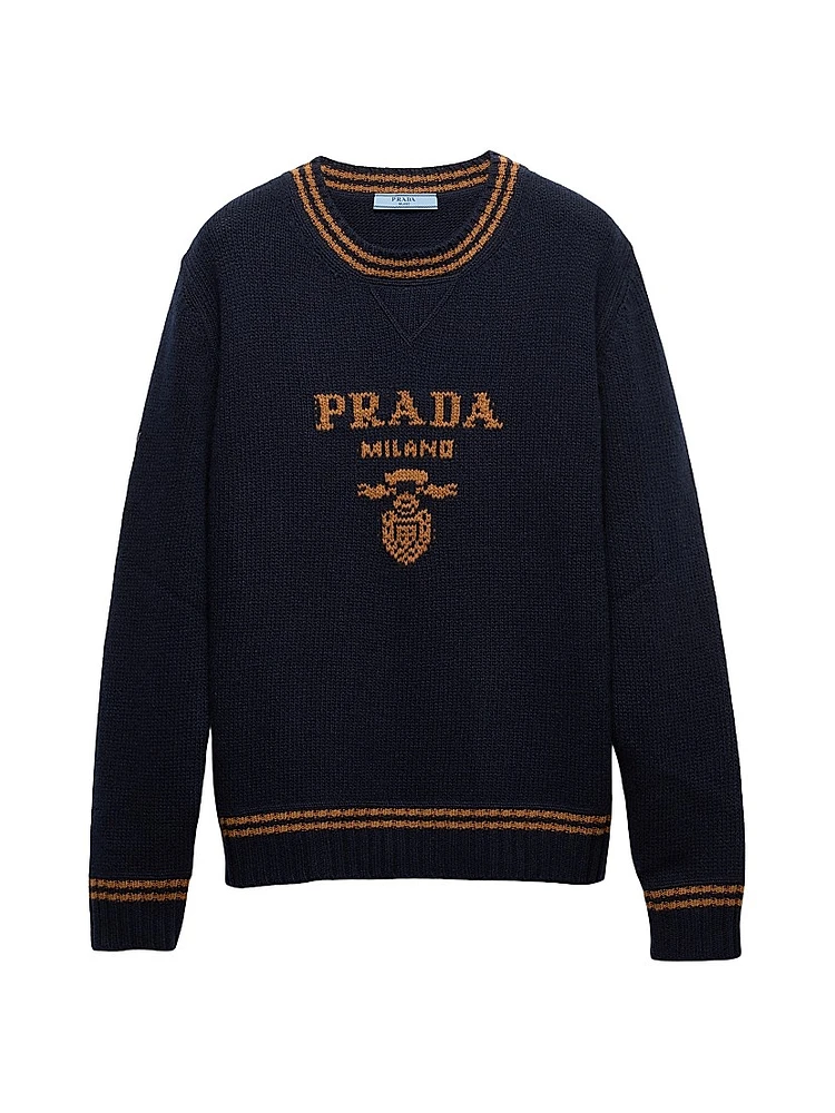 Wool and Cashmere Crew-Neck Sweater