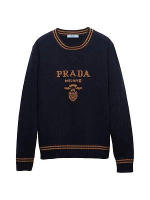 Wool and Cashmere Crew-Neck Sweater