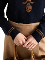 Wool and Cashmere Crew-Neck Sweater