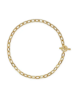 DY Madison Toggle Chain Necklace 18K Yellow Gold