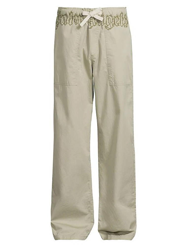 Logo Relaxed-Fit Pants