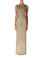 Tabitha Sequined Column Gown
