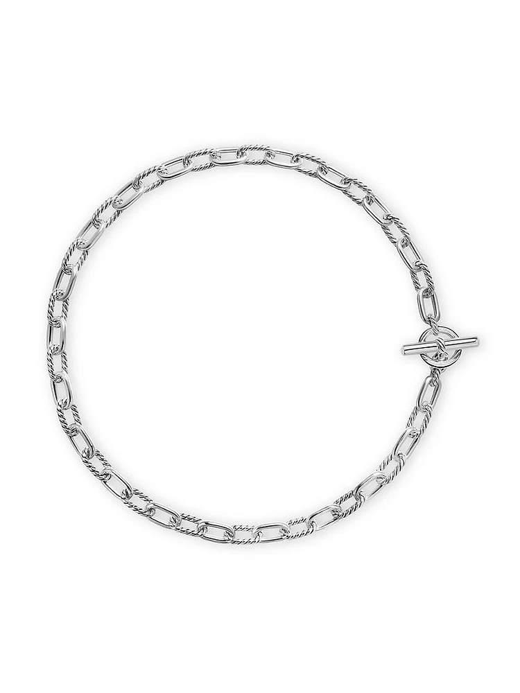 DY Madison Toggle Chain Necklace Sterling Silver