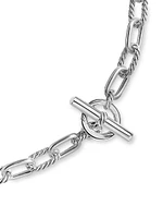 DY Madison Toggle Chain Necklace Sterling Silver