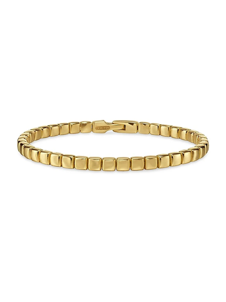 Spiritual Beads Tile Bracelet 18K Gold