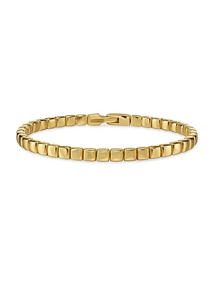 Spiritual Beads Tile Bracelet 18K Gold