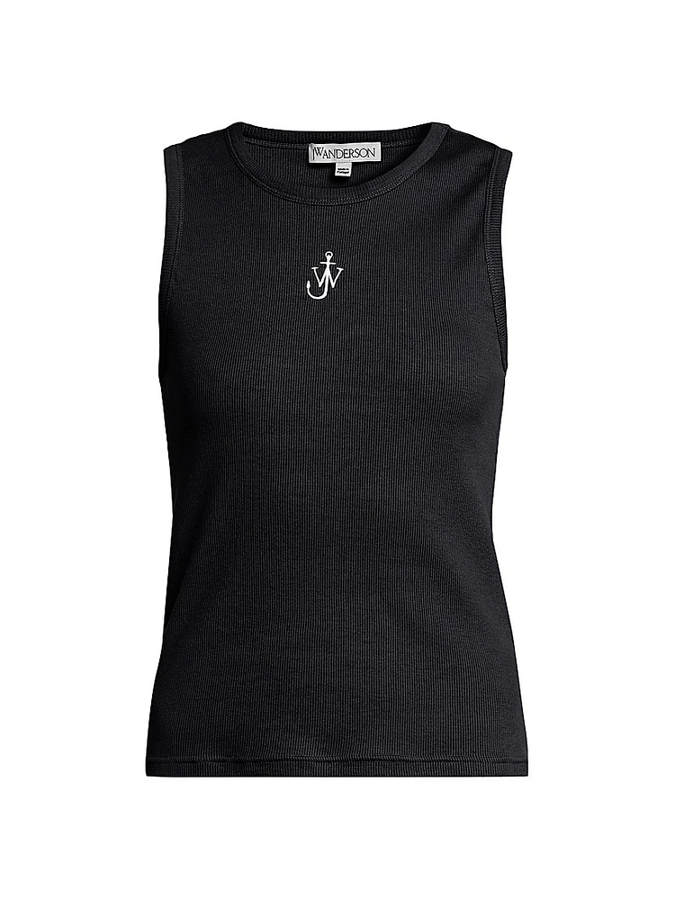 Anchor Ribbed Cotton Tank